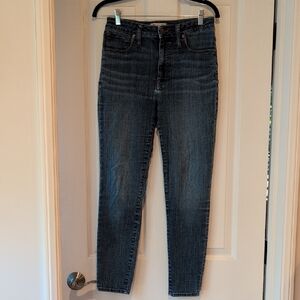Madewell High Rise Indigo Jeans